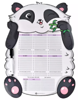 Расписание магнитное Милая панда 297*420мм 53850