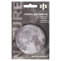 Этикетка закладка самокл 1цв 71*71мм 60 л Луна бумага 65185
