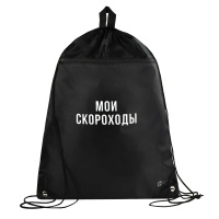 Сумка для сменной обуви 36*48 см Фразы с характером 69190