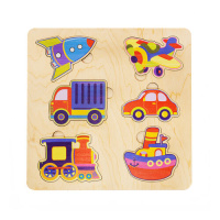 Вкладыши деревянные Транспорт 21*21см