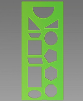 Трафарет Геометрические фигуры ТТ11