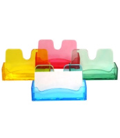 Подставка для визиток Flowers пластик в ассорт BT05