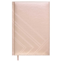 Ежедневник А5 160 л Сариф эконом золотисто-бежевый кожзам 67201