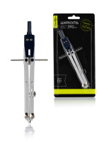 Циркуль с фиксирующим кольцом металл 17см Глобус Циркуль с фиксирующим кольцом металл 17см Глобус