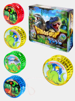 Игрушка йо-йо Динозавры 5.5 см в асс свет батарейки в компл 