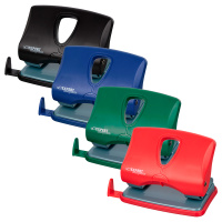 Дырокол 20 лист пластик с линейкой Expert