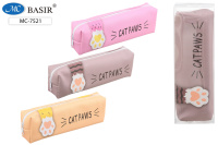 Пенал 1отд без наполнения 19*6*4см Лапки ПВХ МС-7521