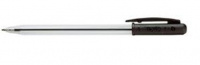 Ручка шарик Черная 0,5мм Tratto прозрачный корпус поворотный механизм 820503
