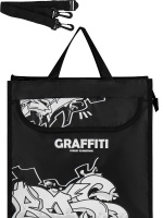Сумка для доп занятий 35*13*35 см Стрит Арт ткань, молния СМ-4553