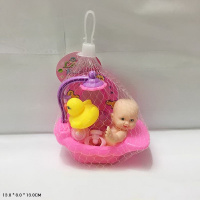 Игрушка для ванной Пупс в сетке с аксессуарами 391137