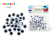 Глазки подвижные D=8 мм, 80 шт М-4320