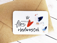 Магнит Владивосток М09 With love from Vladivostok (чайки)