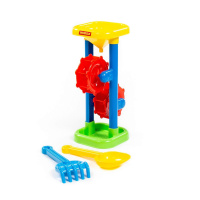 Набор песочный №281 песочная мельница 308мм, совок №7, грабельки №7