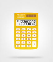 Калькулятор карман 8 разрядов Skainer SK-108 желтый