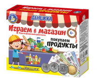Игра настольная Денежка играем в магазин покупаем продукты