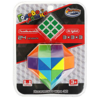 Игра логическая Змейка + кубик 3*3 играем вместе 369082