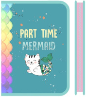 Папка А5 для тетр молния вокруг пластик 230*195*50 мм Для девочек ПМ-А5-04