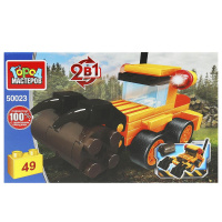 Конструктор город мастеров Погрузчик 2в1 49 деталей 371237