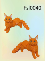 Брелок 3D Мейн-кун рыжий 