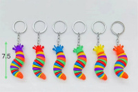 Игрушка антистресс брелок Гусеничка 7см