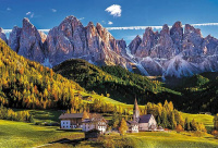 Пазлы 1500 Долина Валь-ди-Фунес, Альпы, Италия