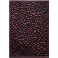 Обложка на паспорт Сагат кожа рубин 