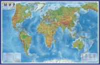 Карта мира Физическая 120*78 КН047