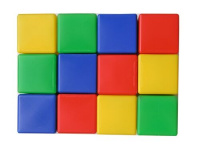 Выдувка набор кубиков 12 эл
