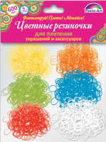 Резиночки для плетения 600шт в ассортименте