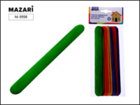 Палочки деревянные плоские 20*2,5 см, 10 шт м-9998 цветные 