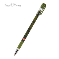 Ручка шарик PrimeWrite Милитари Хаки Синяя 0.5мм 