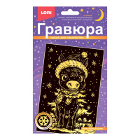 Гравюра малая золото Волшебный пони Гр-928