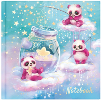 Записная книжка 105*105 48 л Звездолов твердый переплет 65042