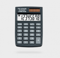 Калькулятор карман 8 разрядов Skainer SK-108 черный