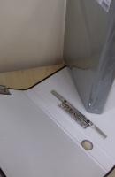 Папка А4 прижим+зажим 40 мм PVC/ламин ассорти