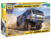 Конструктор звезда Автомобиль Kamaz-43509 Kamaz Master 1:43, 195 деталей, 17.1см