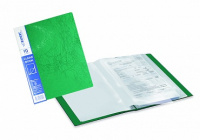 Папка А4 10 вклад 0,7 мм Expert волокно Зеленая