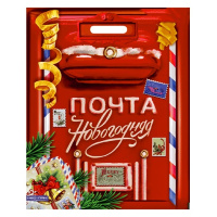 Пакет нг Новогодняя почта 41*51/80 пвд пробивная