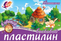 Пластилин 8 цв Фантазия восковой мягкий 140гр 25С1522-08