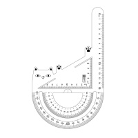 Линейка 15см Котик Универсальная 56312