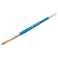 Кисть Синтетика 10 круглая короткая ручка Гамма 280618.07.10