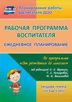 Ежедневное планирование (от 4 до 5 лет) Средняя группа Рабочая программа воспитателя ФГОС