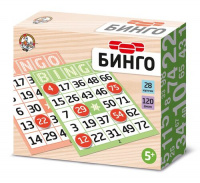 Игра настольная Бинго (картонные фишки)