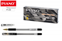Ручка шарик Черная 0,5мм Piano аналог mc-gold 205-12