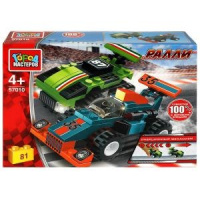 Конструктор город мастеров Ралли 2 гонки 81 деталь 353553