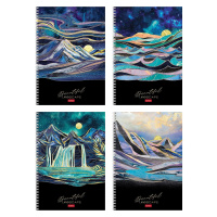 Тетр А4 96 л клет спираль Золотые склоны гор 083017