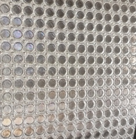 Цвет бумага для творчества самокл А4 Серебро мелкий горох