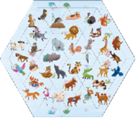 Головоломка развивающая Зверята