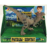 Динозавр Тираннозавр игрушка пластизоль Играем Вместе 13*5*9.5см индив дисплей 280575