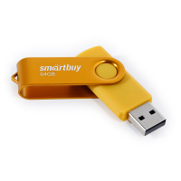 Флэш-диск 64GB Smartbuy Twist желтый